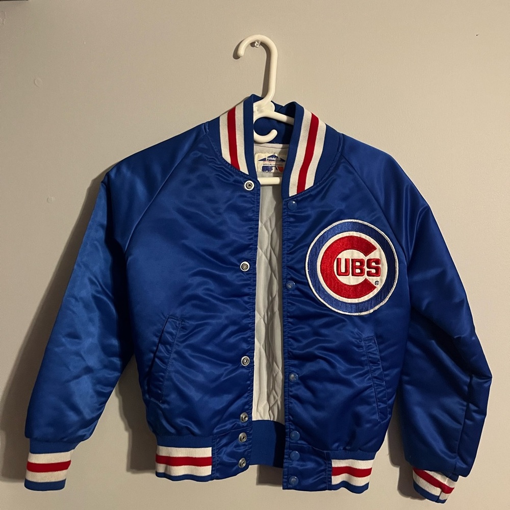 KIDS Vintage Chicago Cubs Bomber Jacket 90s